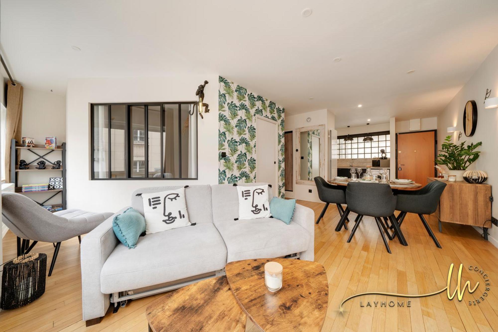 Chaleureux, Lumineux Et Confortable F2 Renove En Plein Coeur De น็องซี ภายนอก รูปภาพ