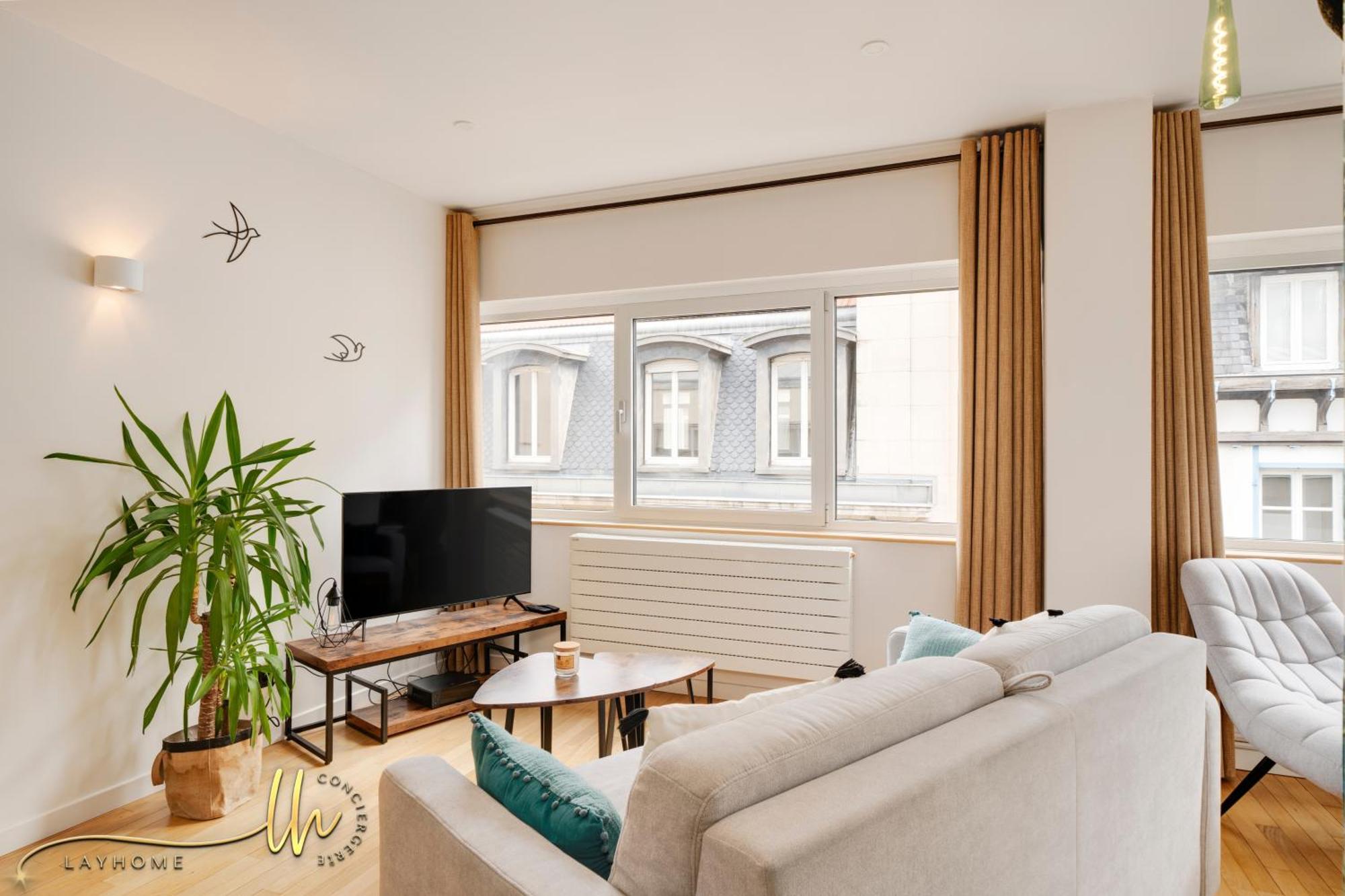 Chaleureux, Lumineux Et Confortable F2 Renove En Plein Coeur De น็องซี ภายนอก รูปภาพ