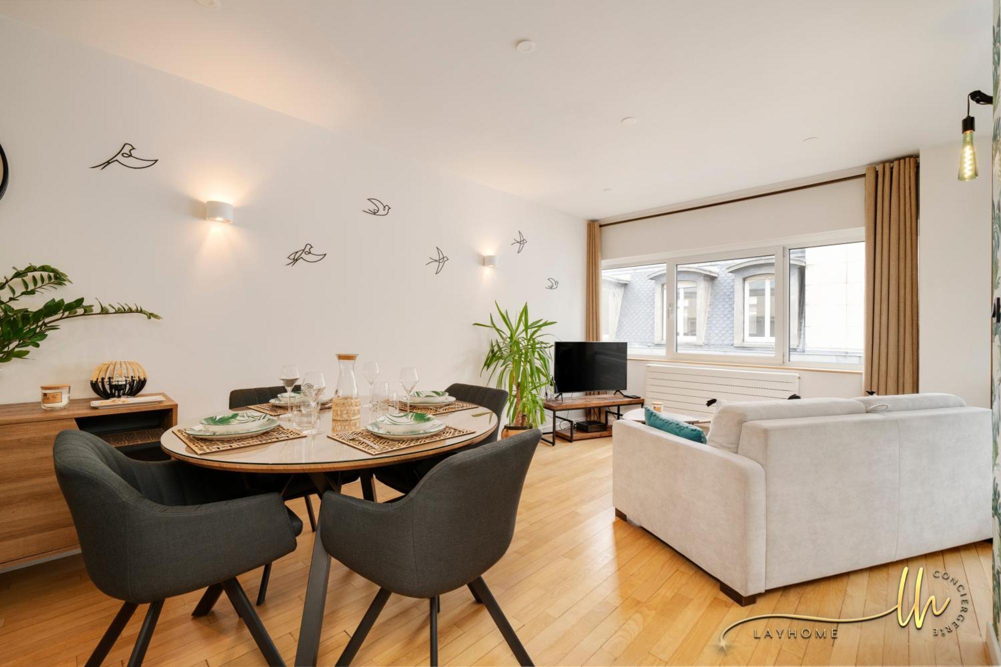Chaleureux, Lumineux Et Confortable F2 Renove En Plein Coeur De น็องซี ภายนอก รูปภาพ